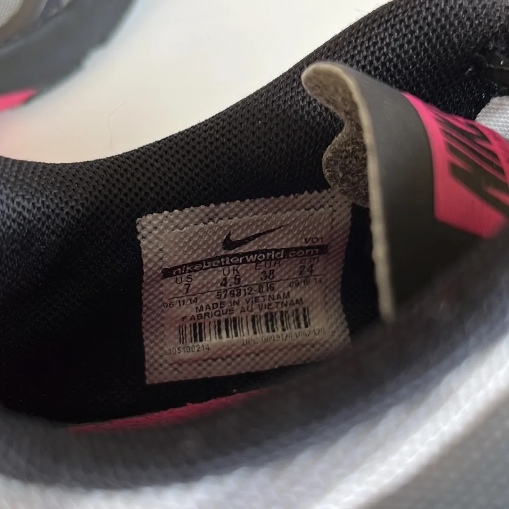 Nike Dual Fusion TR Pink Black Grey Size 7 - Picture 6 of 7